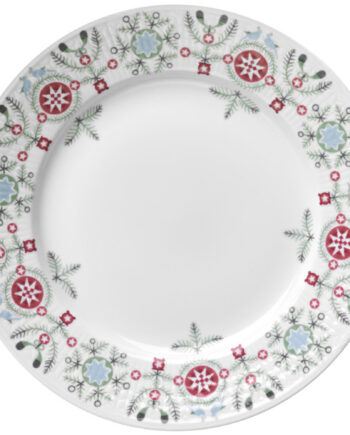 Swedish Grace Vinter Tallerken 21 Cm  Porcelæn