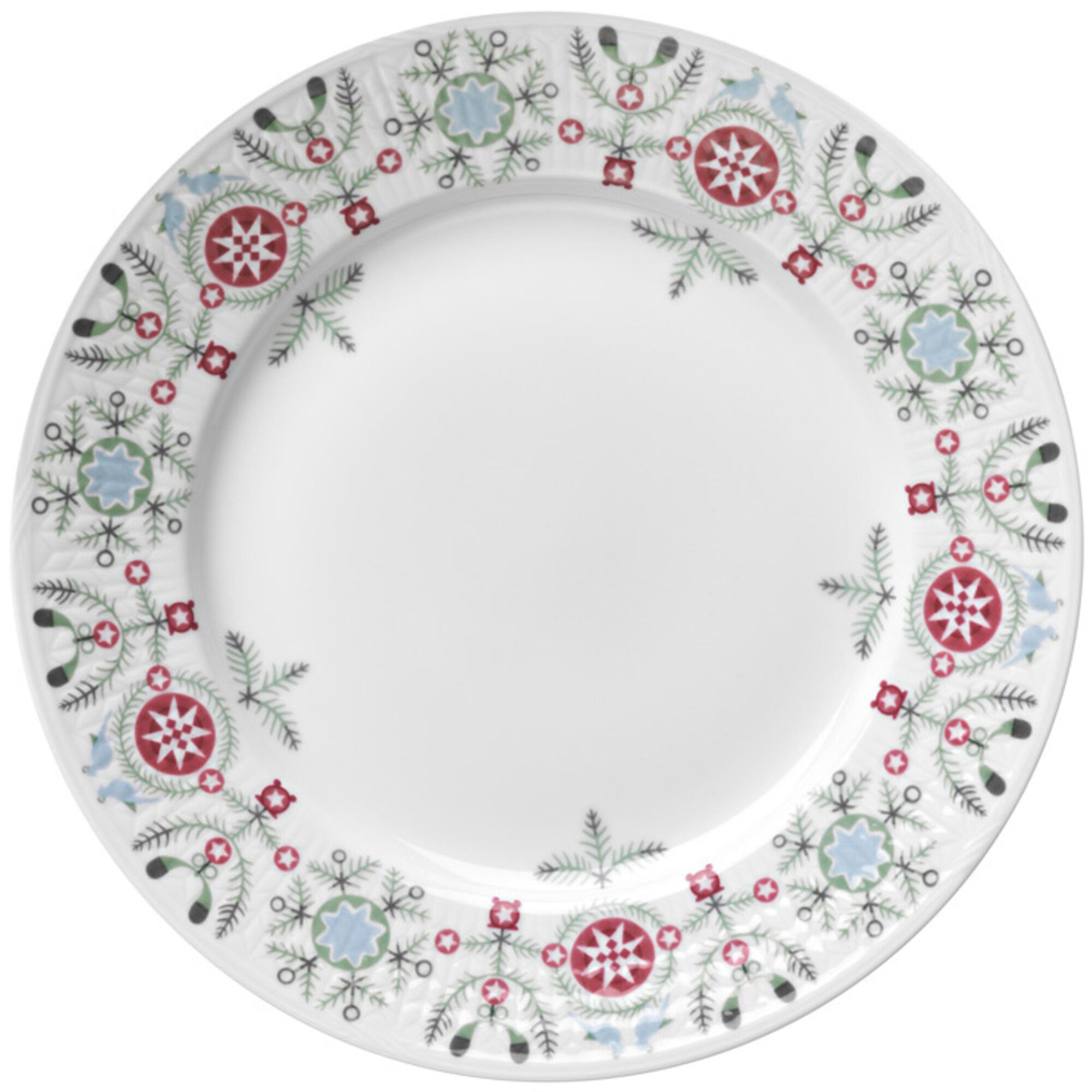 Swedish Grace Vinter Tallerken 21 Cm Porcelæn