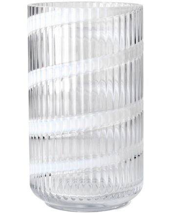 Swirl Vase 25 Cm  Hvid