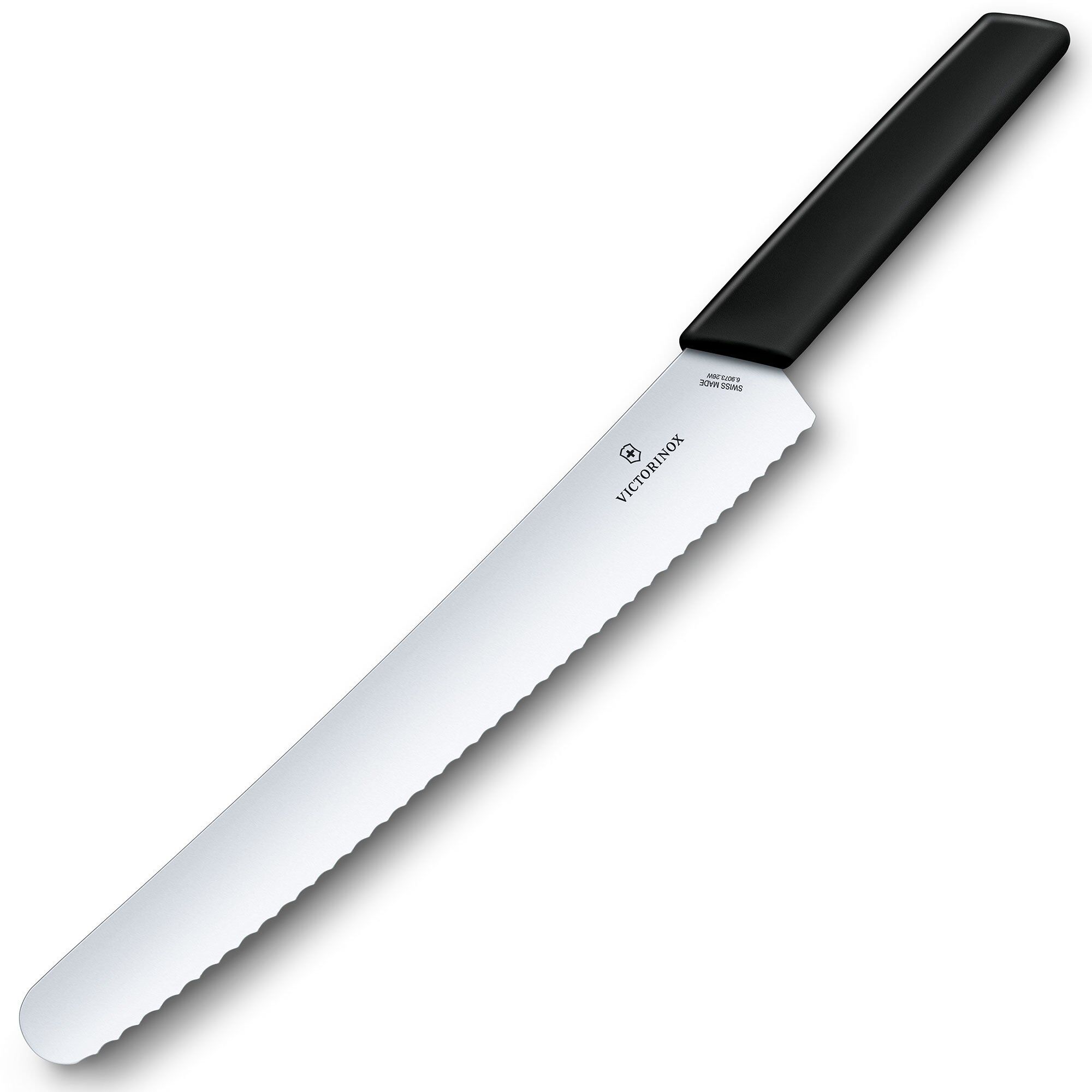 Swiss Modern Brødkniv 26 Cm Sort