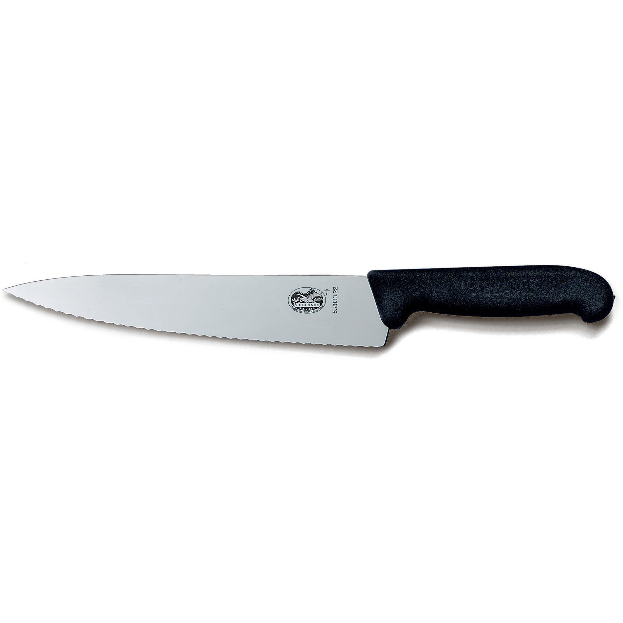 Takket Kokkekniv Med Fibrox-skæfte 19cm