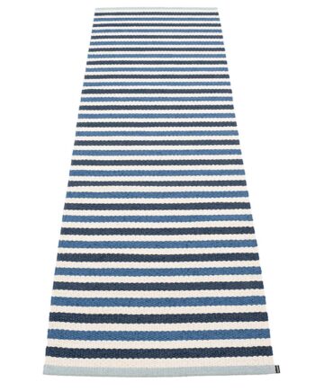 Teo Gulvtæppe 70 Cm   240 Cm  Denim Blue Vanilla