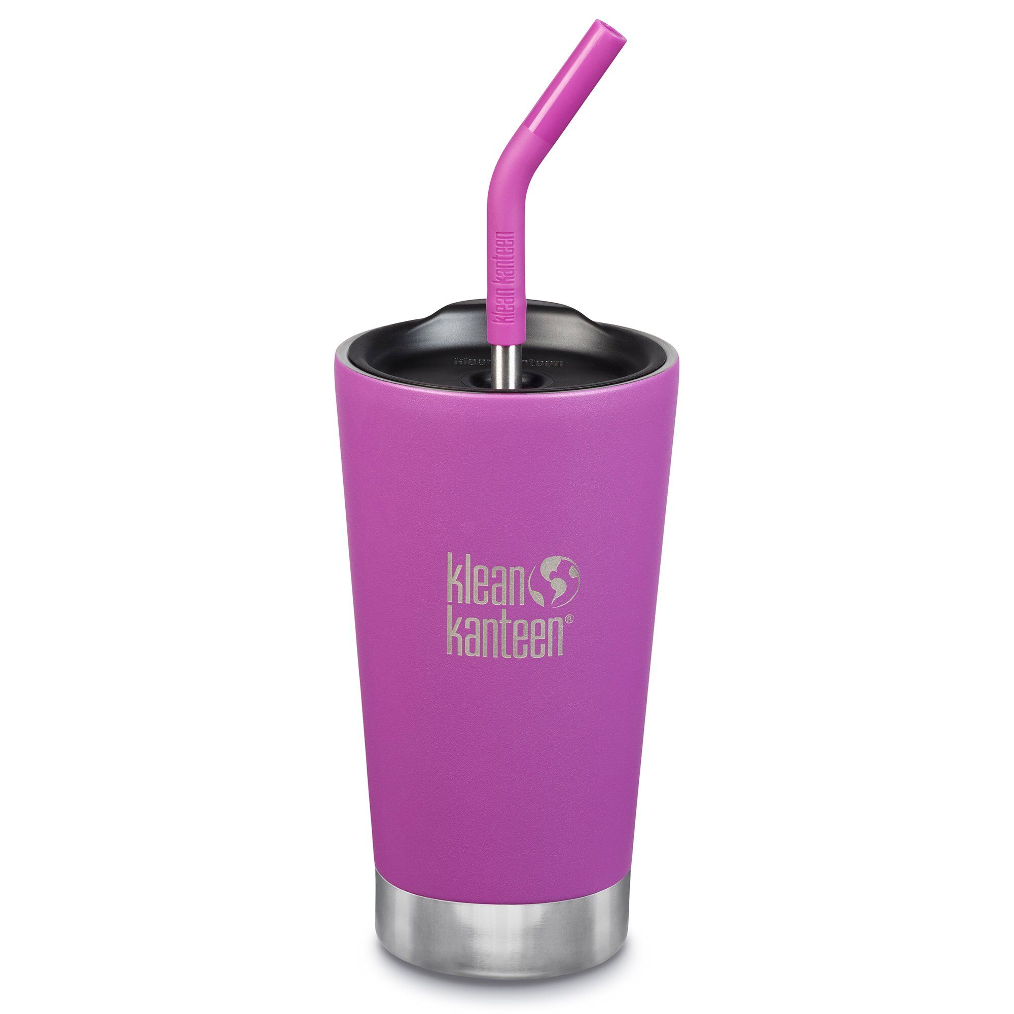 Termokop Med Sugerørslåg 473 Ml Berry Bright