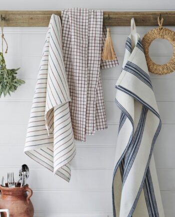 Textiles Viskestykke 70   50 Cm  Blå Terrakotta