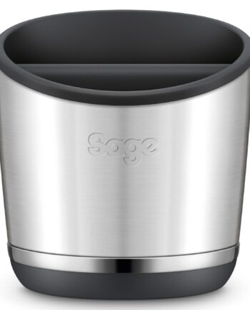 The Knockbox 10â  Beholder Til Kaffegrums  Brushed Silver