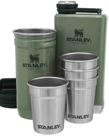 The Pre-party Shotglass   Flask Set  Grøn
