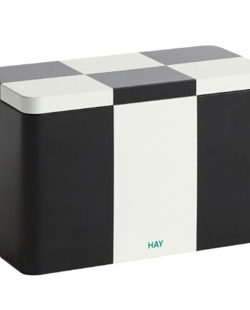 Tin Container  Medium  Black Off-white