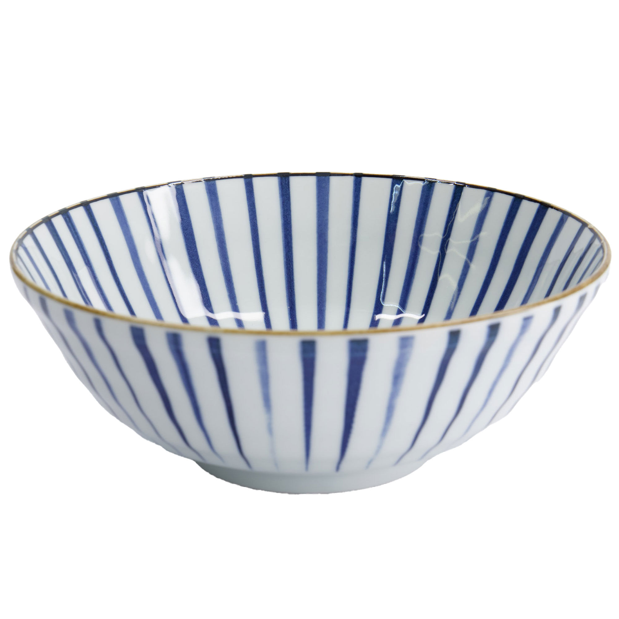 Tokyo Design Studio Natsu Tokusa Ramen Skål 1000 Ml Blå Hvid