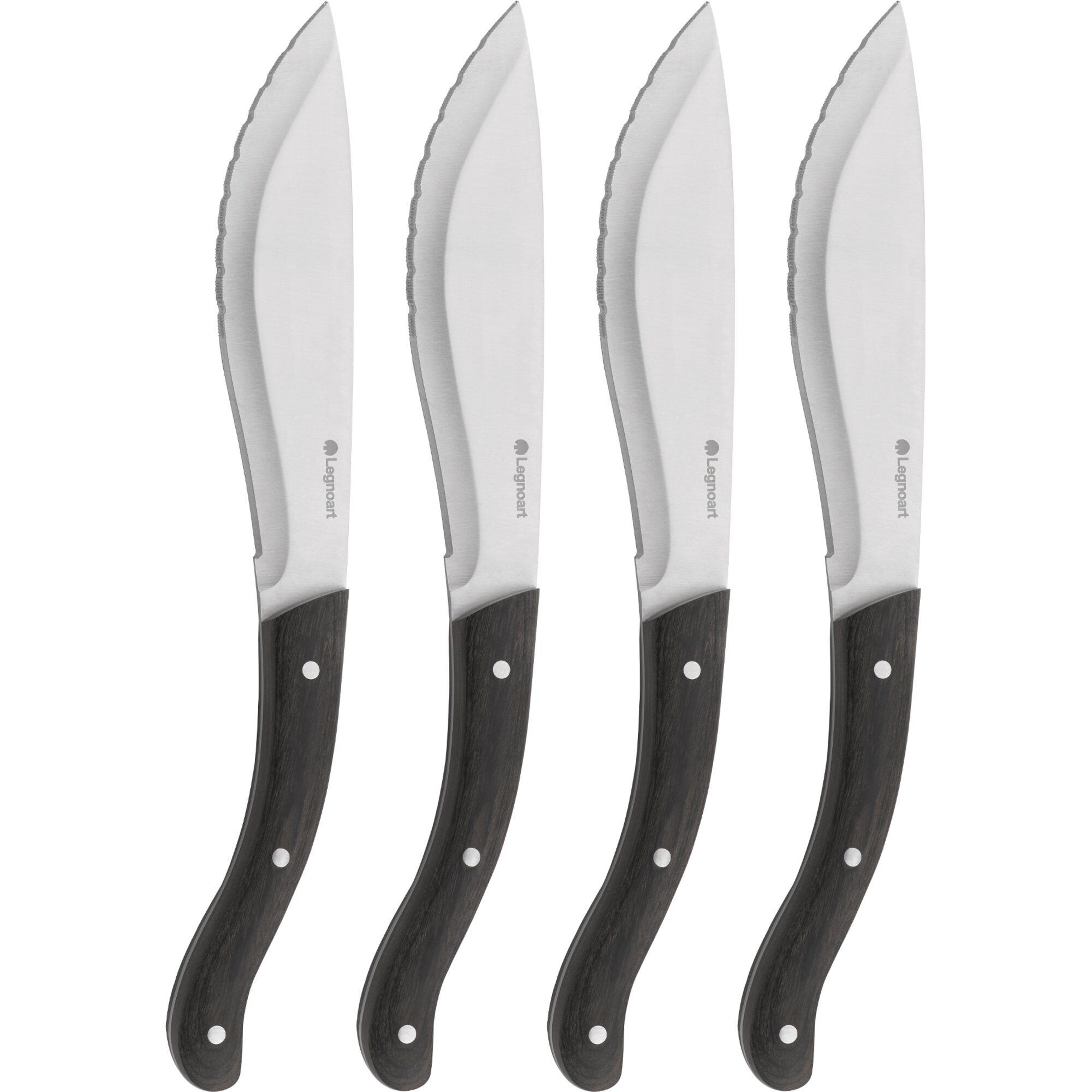 Tomahawk Steakkniv Mørkt Træ Stk