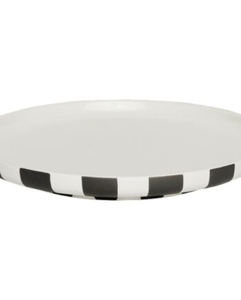 Toppu Frokosttallerken ø20  Hvid Sort