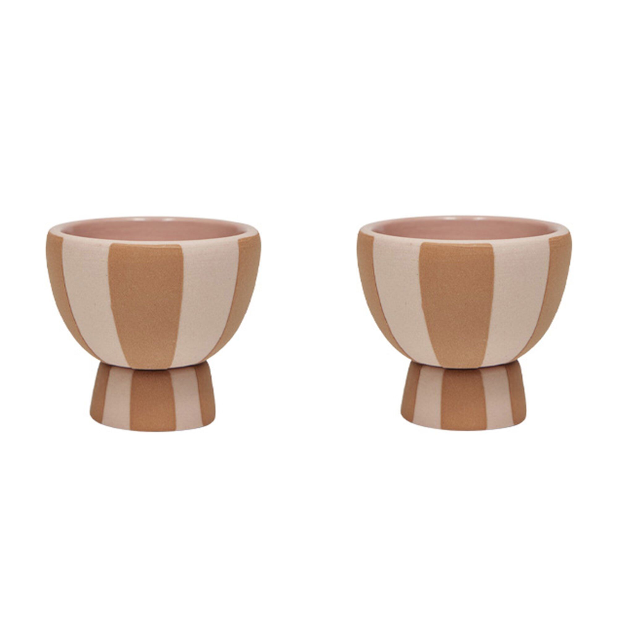 Toppu æggebæger Stk Karamel Pink