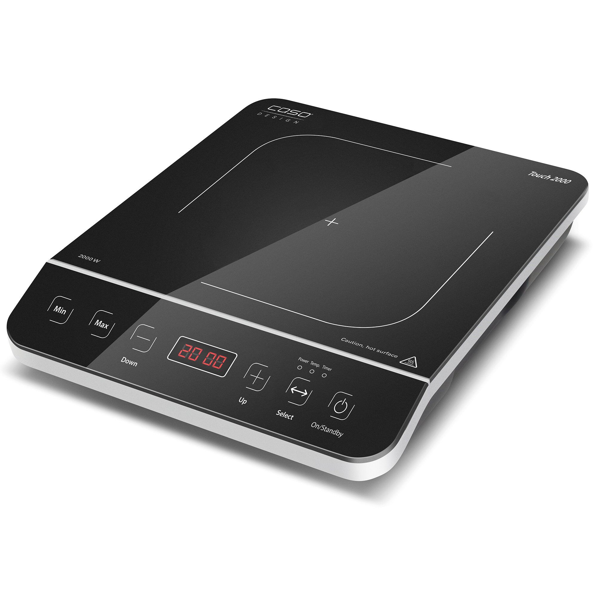 Touch 2000 Induktionskogeplade Sort