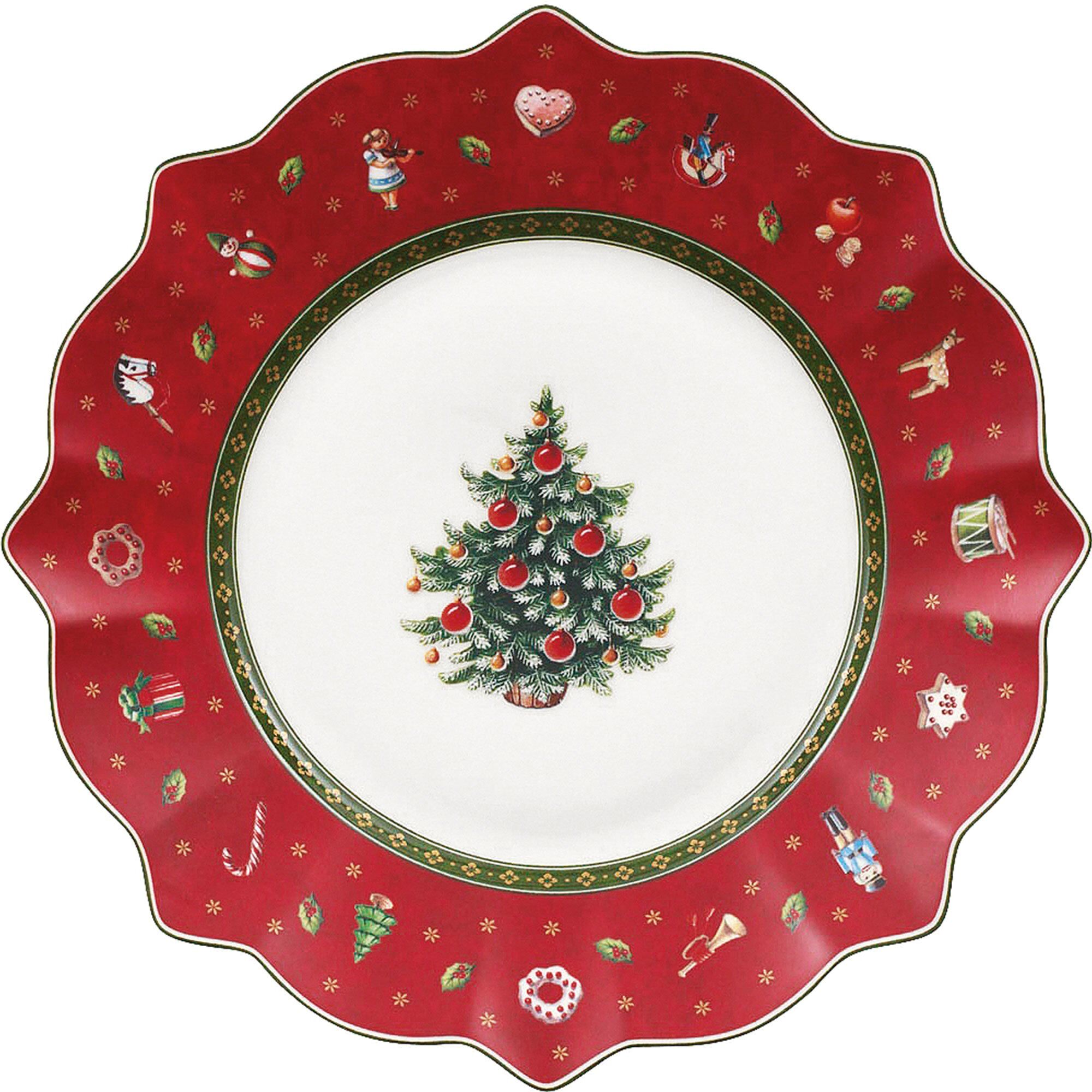 Toy 39 Delight Tallerken 22 Cm Rød