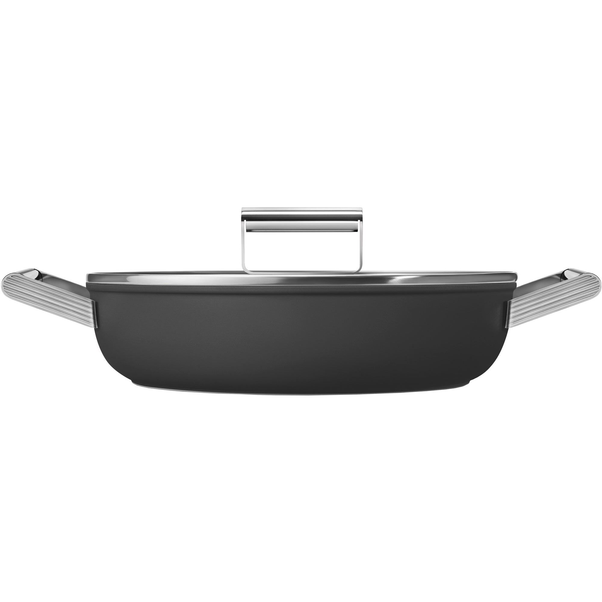 Traktørpande Låg 28 Cm Sort