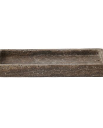 Travertine Bakke 25x13 Cm