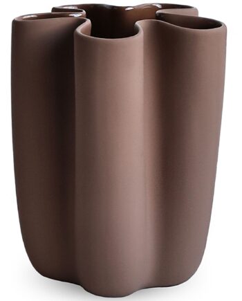 Tulipa Vase  20 Cm  Hazelnut