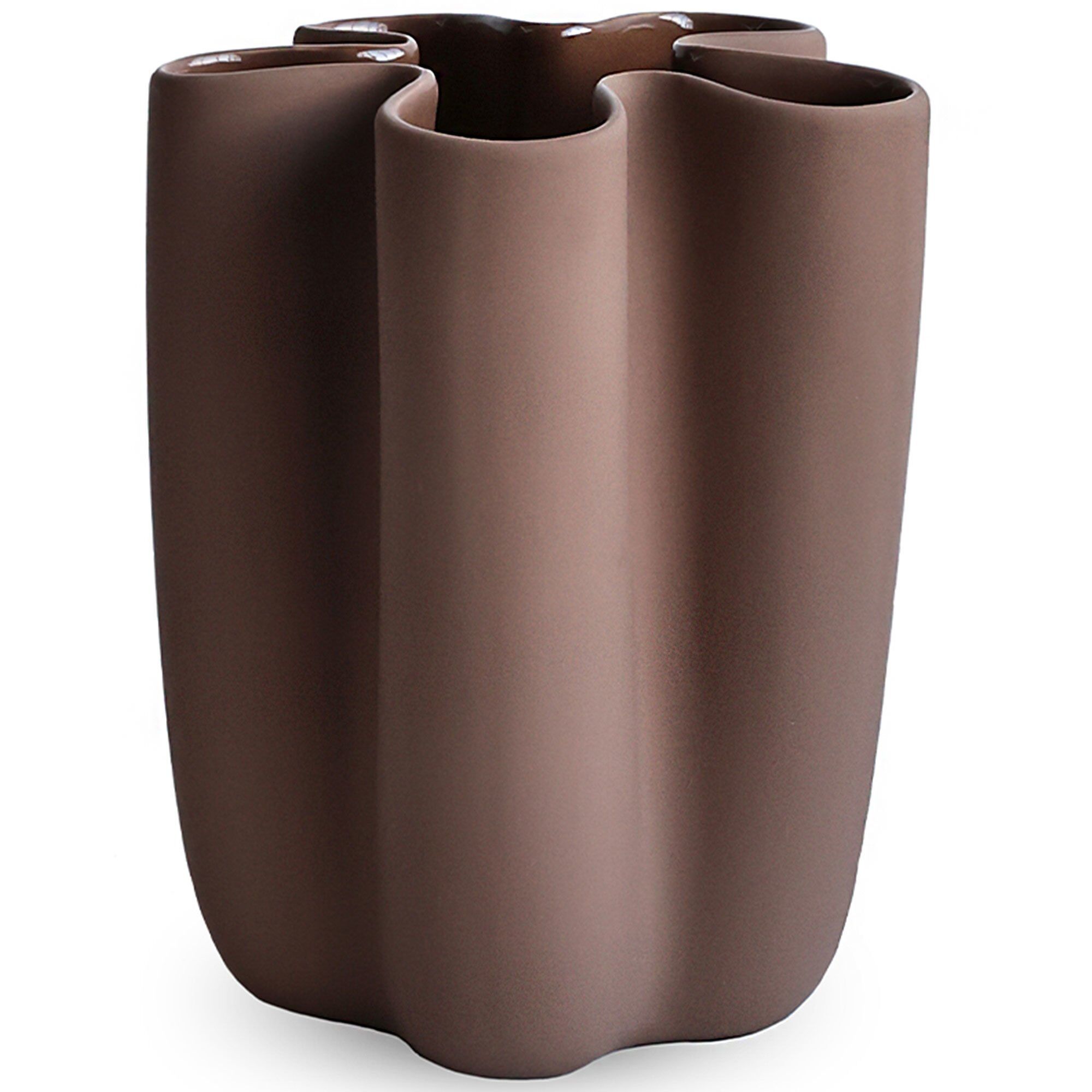 Tulipa Vase 20 Cm Hazelnut