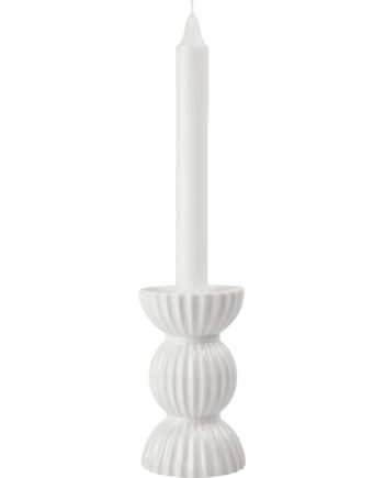 Tura Fyrfadslysestage 14 Cm  Hvid