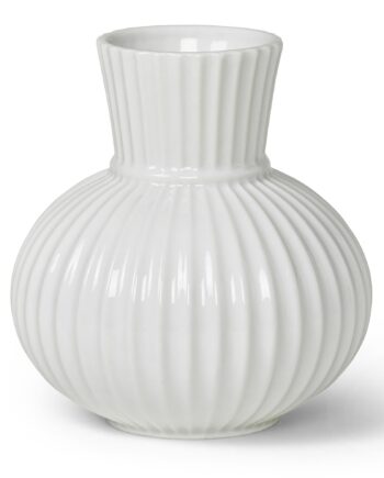 Tura Vase  14   Cm  Hvid
