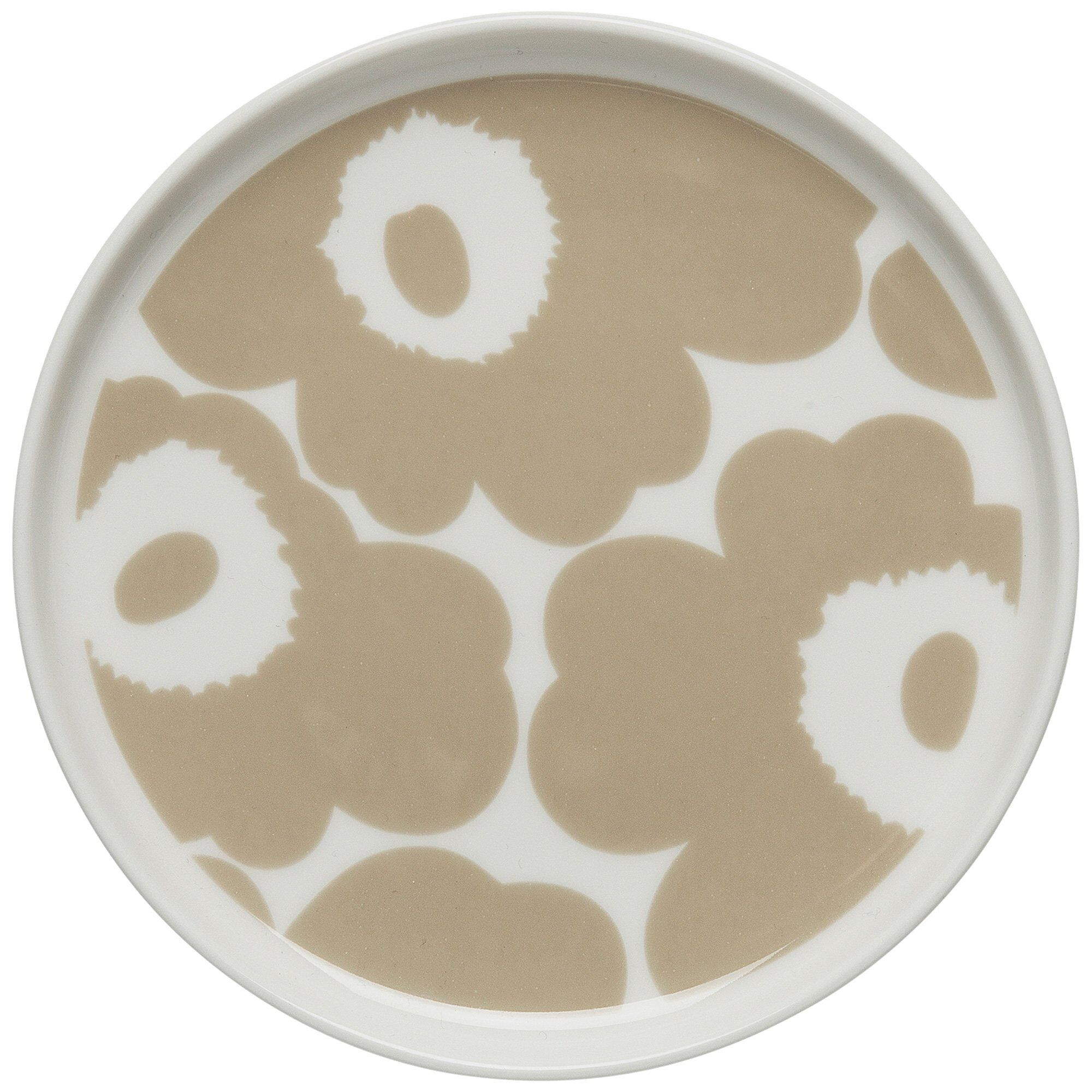 Unikko Tallerken 13 Cm Hvid Beige