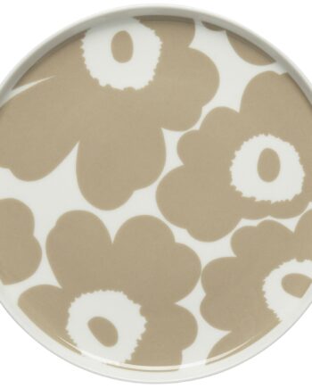 Unikko Tallerken  20 Cm  Hvid Beige