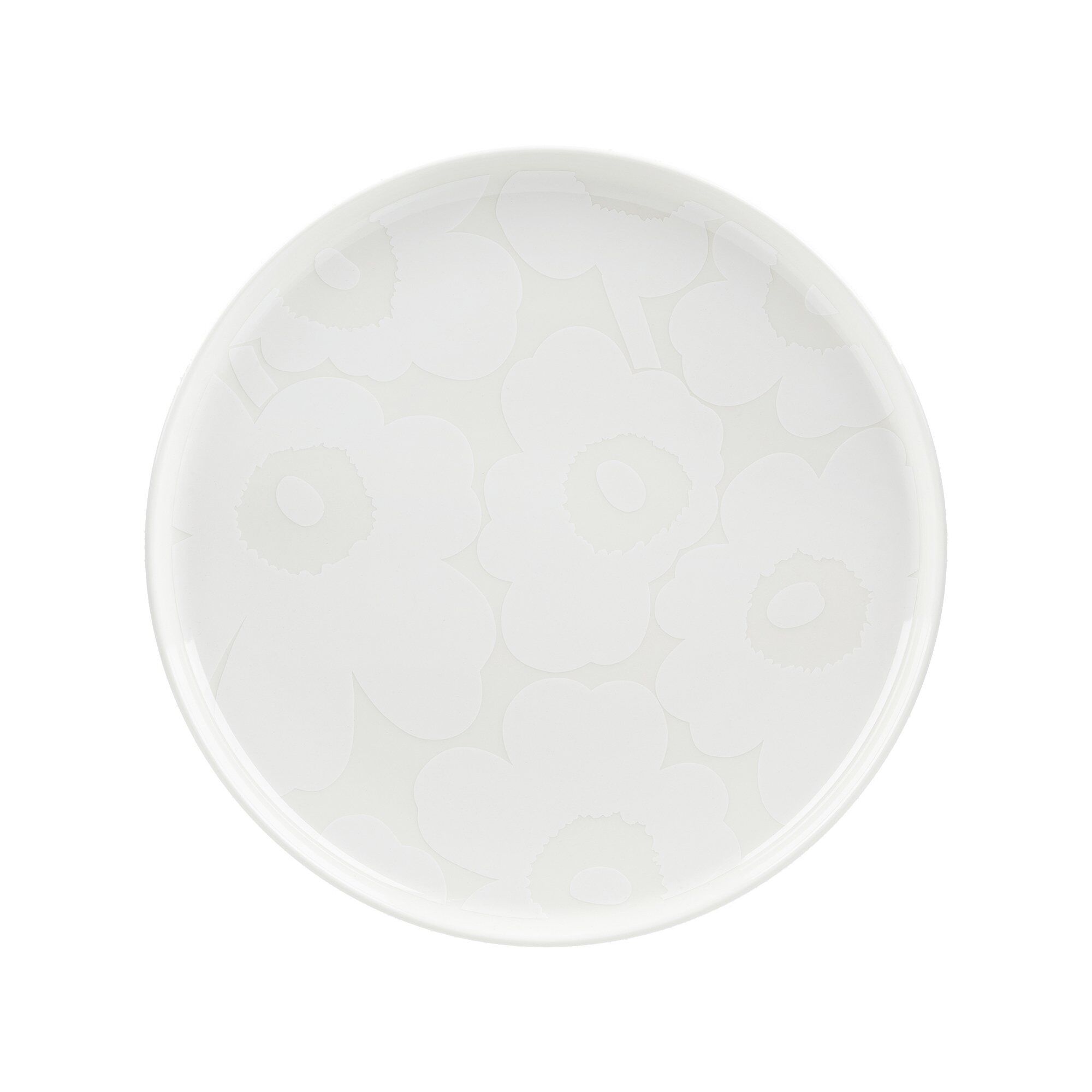 Unikko Tallerken 25 Cm Hvid