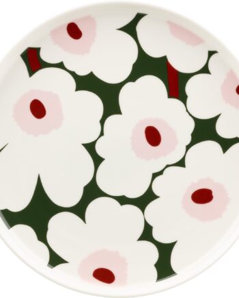 Unikko Tallerken 25 Cm  Rød Brun