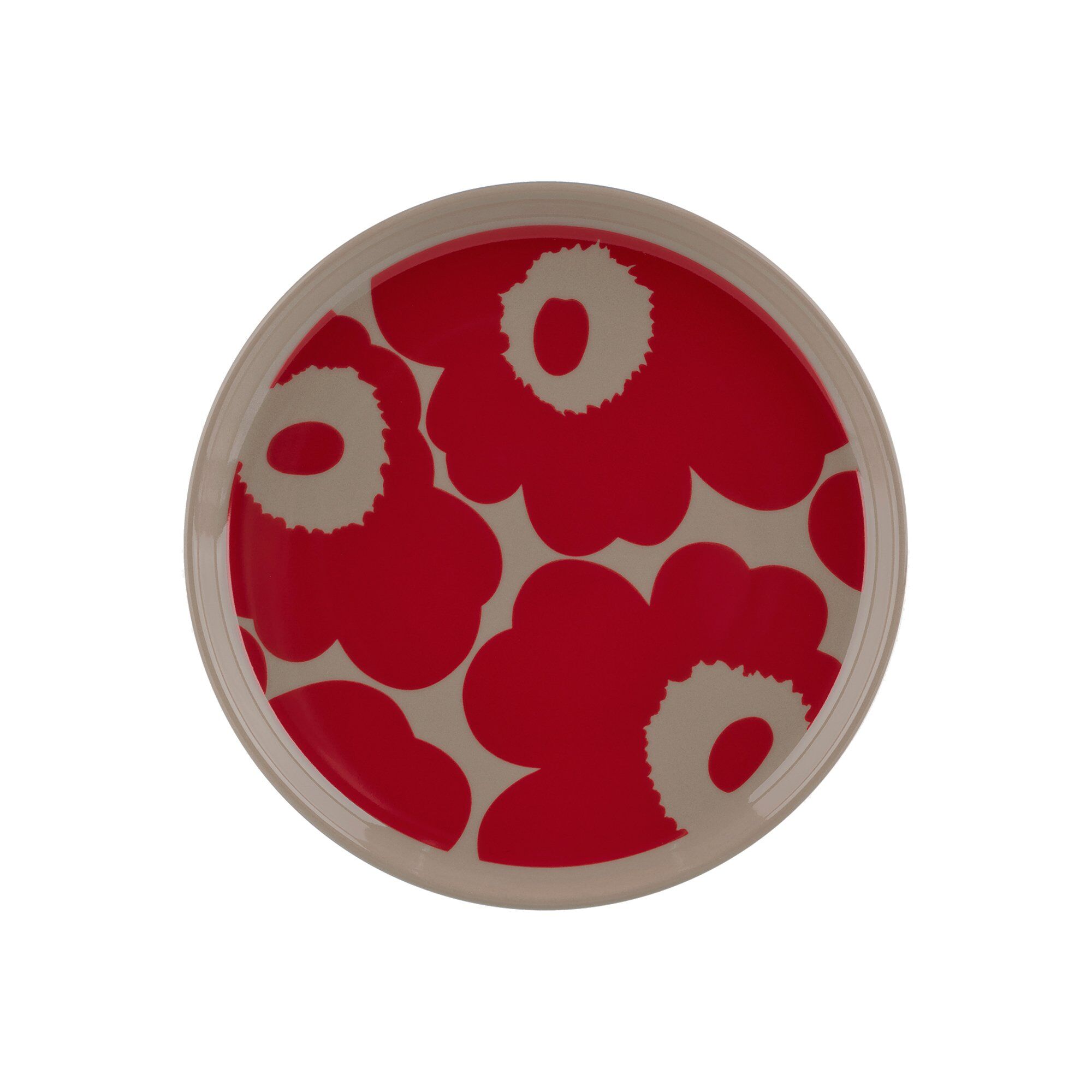 Unikko Tallerken 13 Cm Terra Red