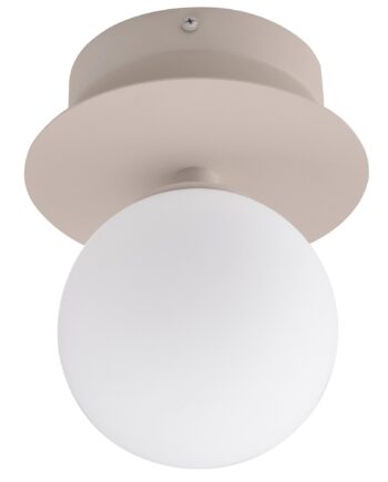 Væglampe   Loftslampe Art Deco 24 Cm  Mud Hvid