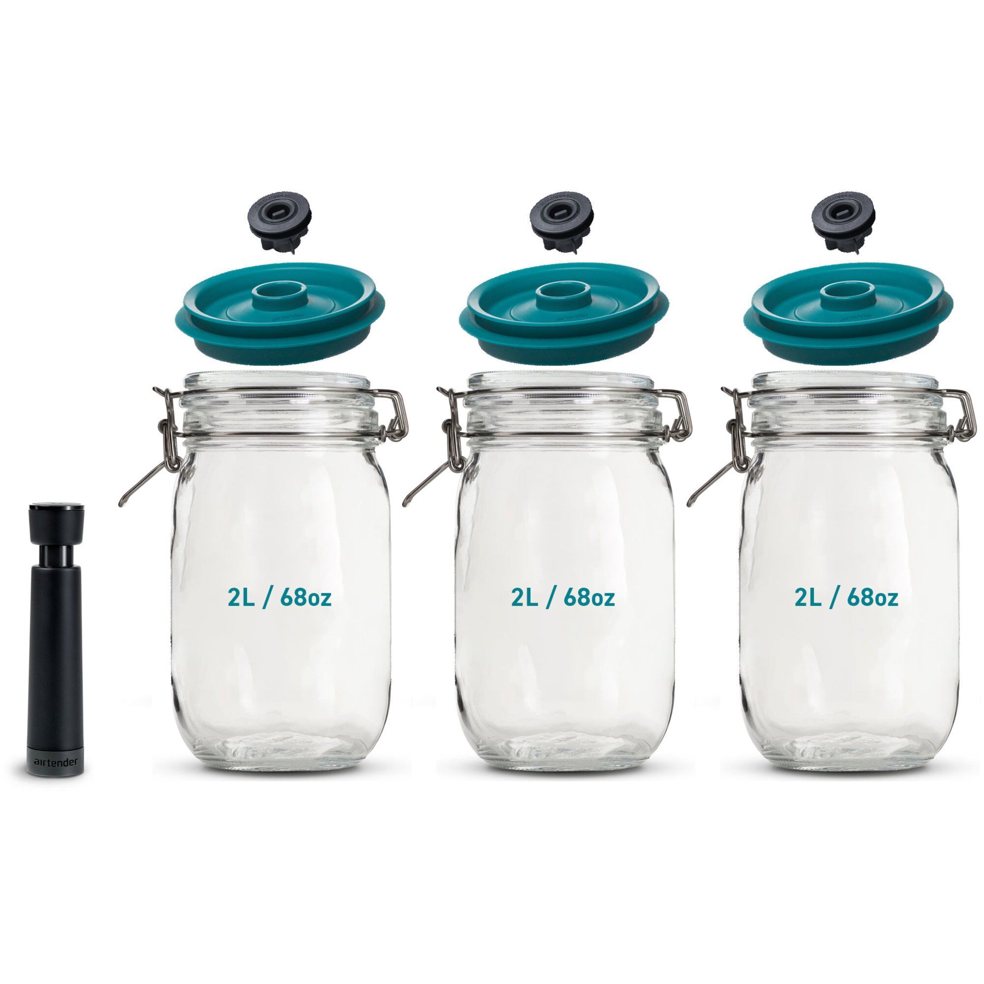 Vakuumforsegler Beholdere Liter