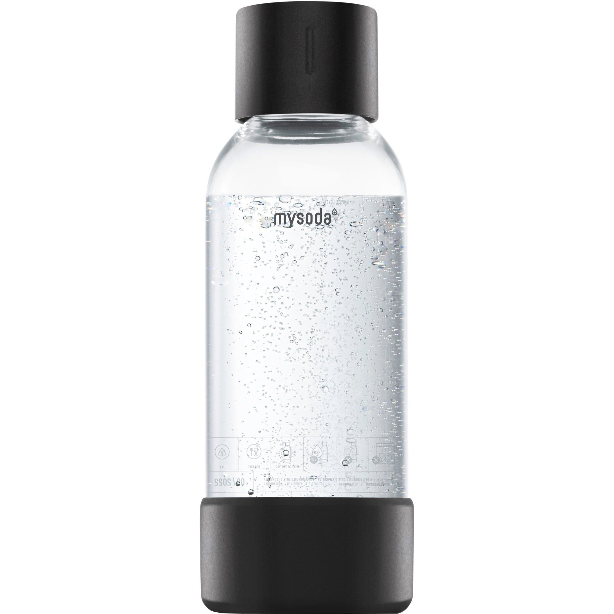 Vandflaske Liter Sort
