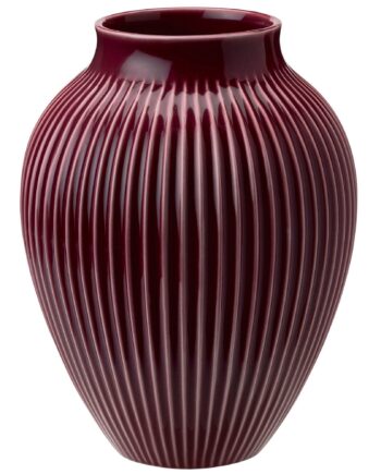Vase 20 Cm  Ripple Berry