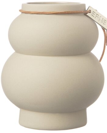 Vase Kurvig Beige 21   Cm