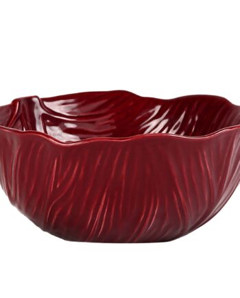 Veggie Skål 20 Cm  Vinrød