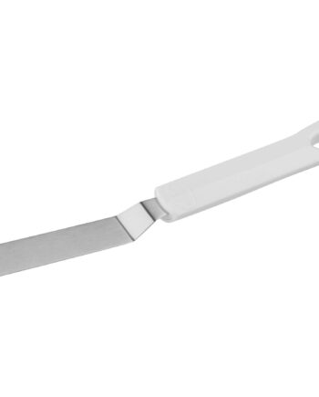 Vinklet Paletkniv 23 Cm  Hvid