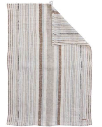 Viskestykke Hør Bomuld 47x70 Cm  Lyseblå