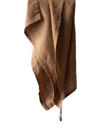 Viskestykke   Hør 50x70 Cm  Hazelnut