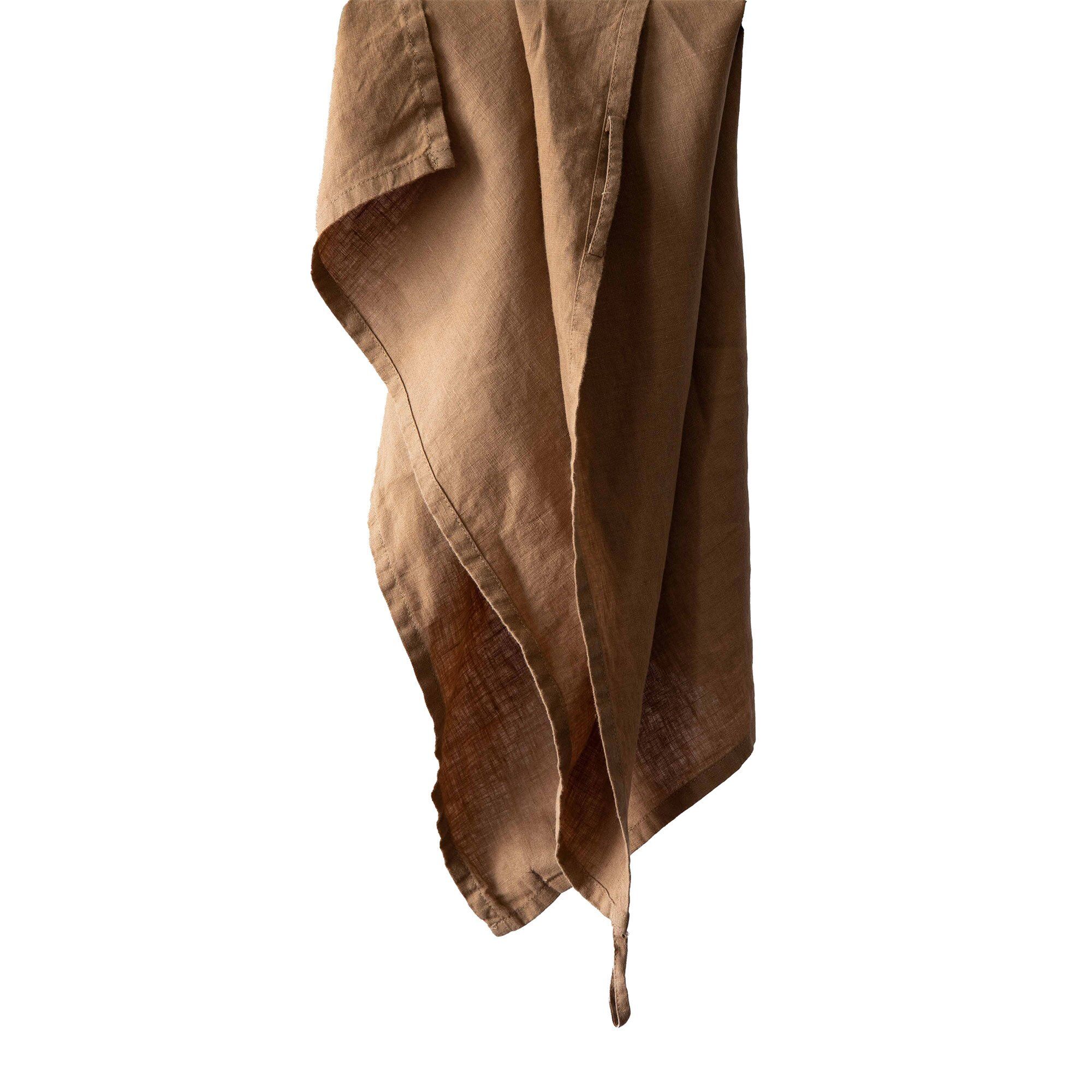 Viskestykke Hør 50x70 Cm Hazelnut