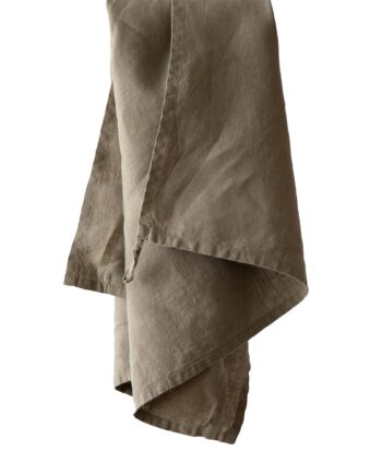 Viskestykke   Hør 50x70 Cm  Olive