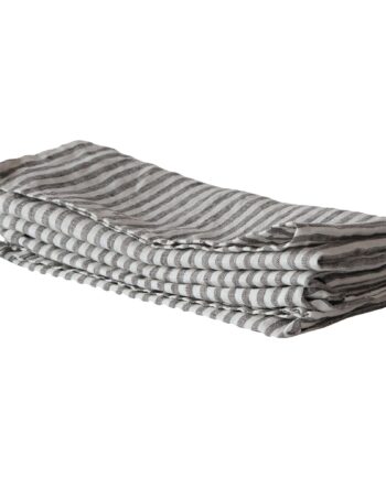 Viskestykke  50x70 Cm  Grå Hvid