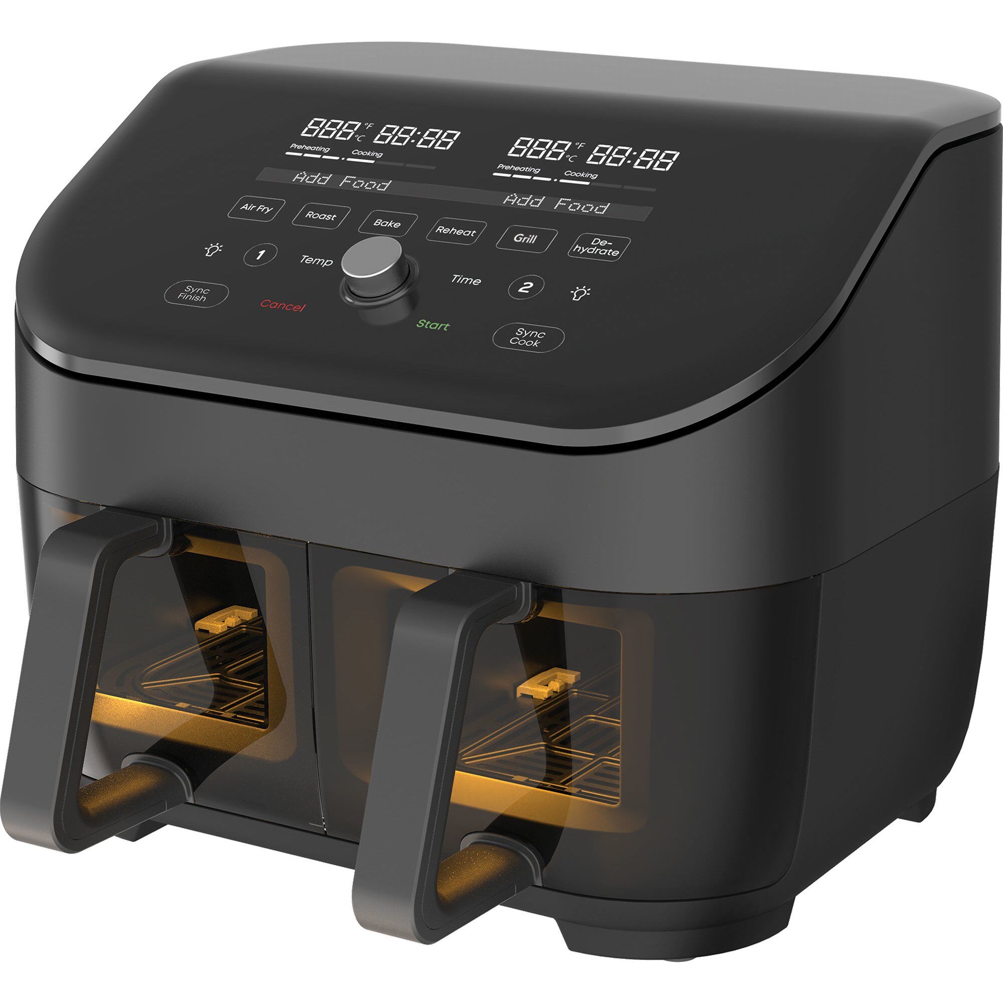 Vortex Plus Dual Clearcook Airfryer Liter