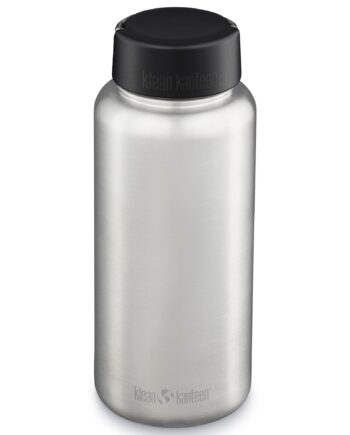 Wide Flaske 1182 Ml  Brushed Stainless Steel