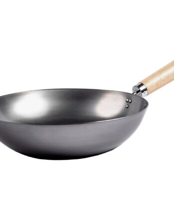 Wok 33 Cm  Kulstål