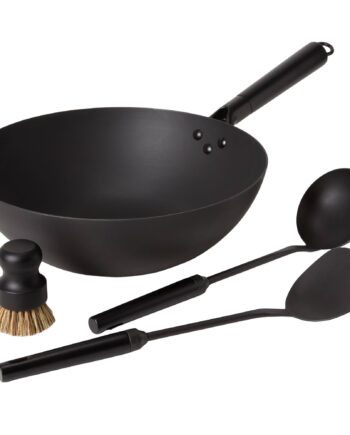 Wok-sæt  Kulstofstål
