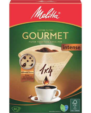1x4 80 Gourmet Intense Kaffefiltre