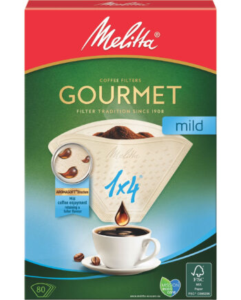 1x4 80 Gourmet Mild Kaffefiltre