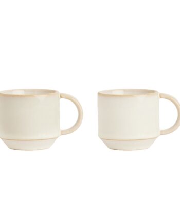 Yuka Espressokop  Offwhite  Pakke Med