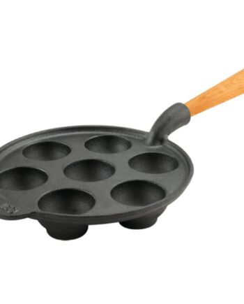 æbleskivepande Af Støbejern 21 Cm