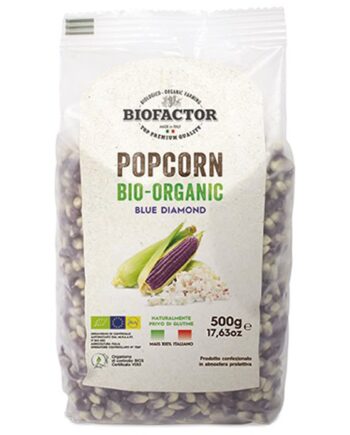 økologiske Popcorn  500    Blå