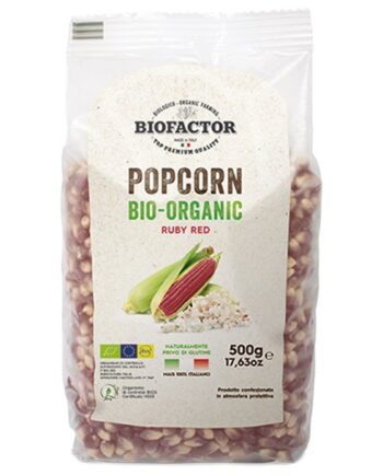 økologiske Popcorn  500    Rød